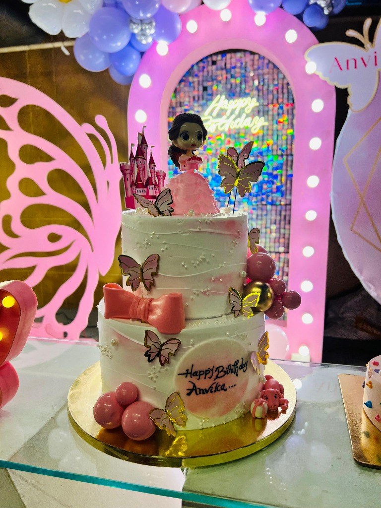 2-Tier Handcrafted Fairytale Castle Cake